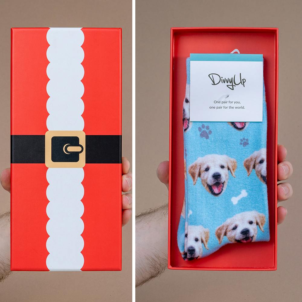 Santa Belt Christmas Box