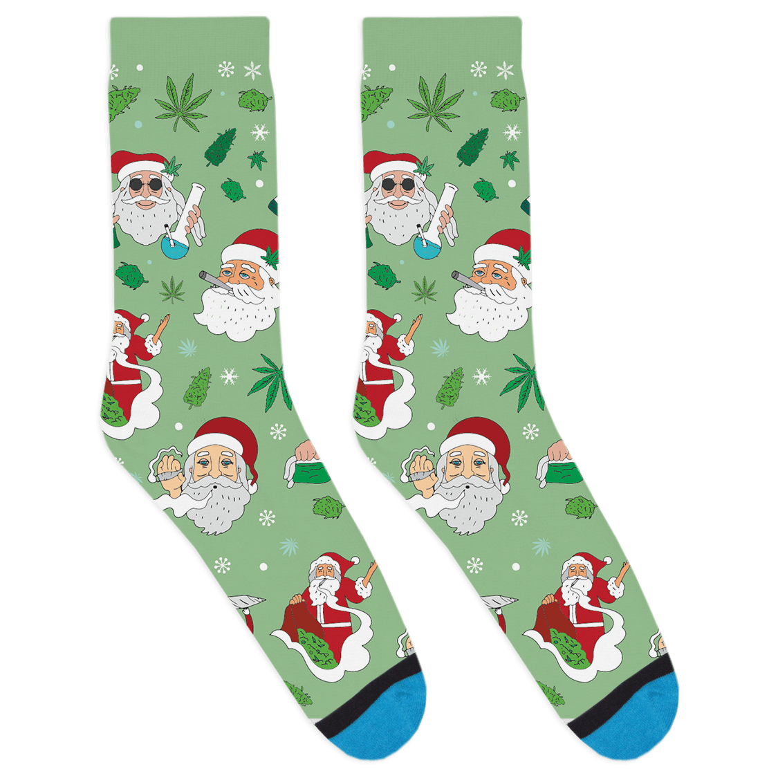 Santa Got High - Green