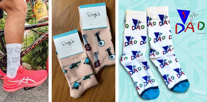 Kid's Artwork Dress Socks – Everything Done To A T
