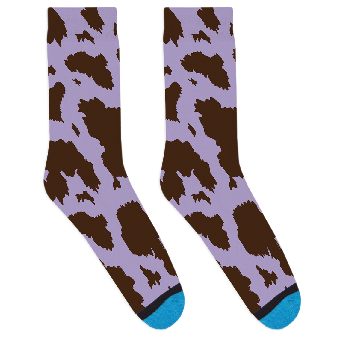 Lavender Cow Print