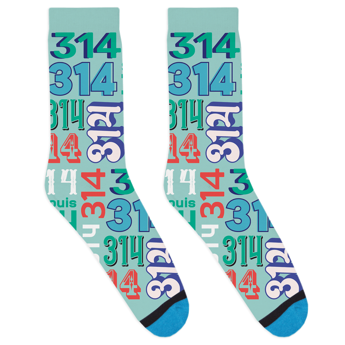 314 Area Code - Blue