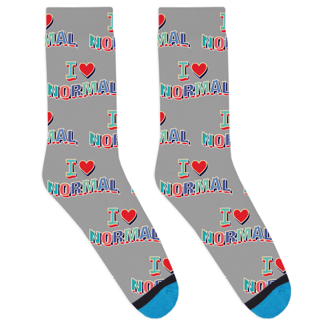 I Heart Normal - Grey