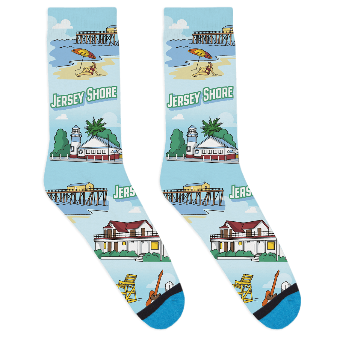 Local Landmarks - Jersey Shore - Blue