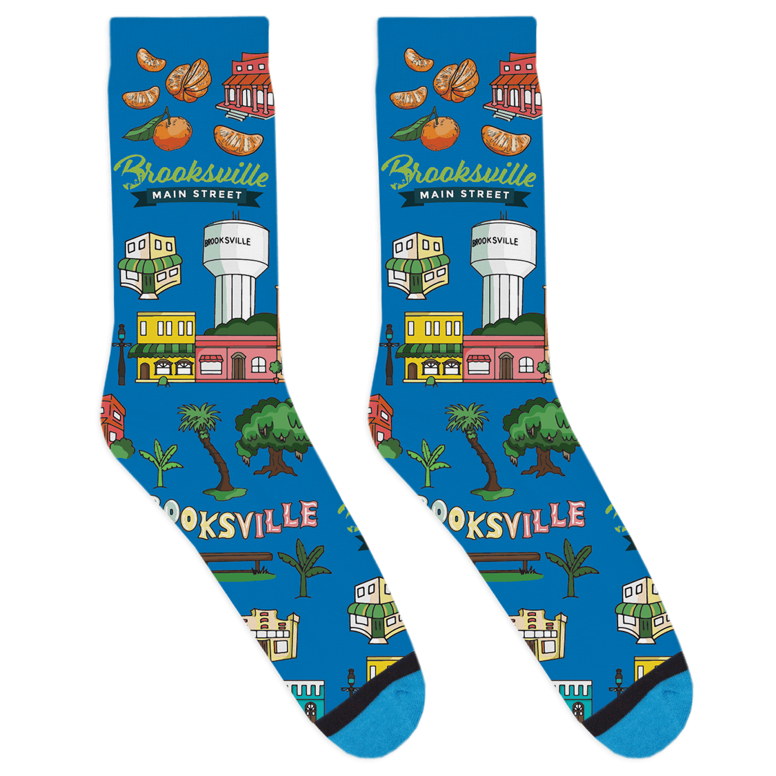 Main Street Brooksville - Dark Blue